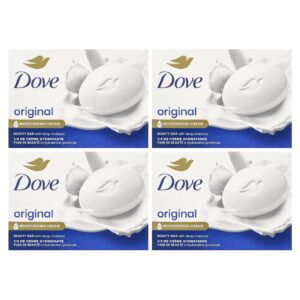 Dove Sabonete em Barra de Beleza com Umidade Profunda Branco 4 Barras 106 g (375 oz) Cada