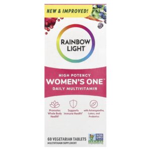 Rainbow Light Multivitamínico Diário Womens One™ Alta Potência 60 Comprimidos Vegetarianos