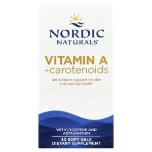 Nordic Naturals Vitamina A + Carotenoides 30 Cápsulas Softgel
