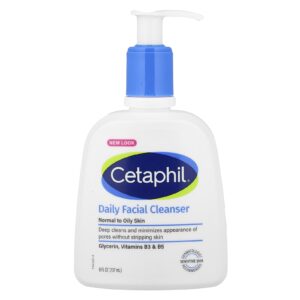 Cetaphil Sabonete para Limpeza Facial Diário Pele Normal a Oleosa 237 ml (8 fl oz)