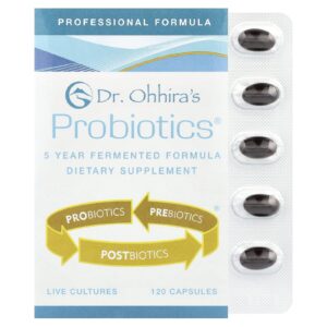 Dr. Ohhiras Probiotics® Fórmula Profissional 120 Cápsulas