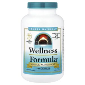 Source Naturals Wellness Formula® Suporte Imunológico Avançado 240 Cápsulas