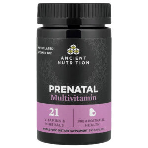 Ancient Nutrition Multivitamínico Pré-Natal 90 Cápsulas