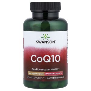 Swanson CoQ10 200 mg 90 Cápsulas Veganas