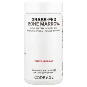 Codeage Medula Óssea de Gado Criado no Pasto 180 Cápsulas Vegetais