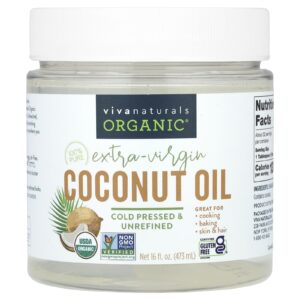 Viva Naturals Óleo de Coco Extravirgem Orgânico 473 ml (16 fl oz)