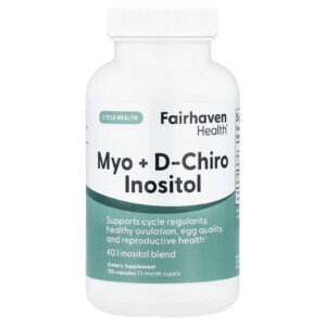 Fairhaven Health Myo + D-Chiro Inositol 120 Cápsulas