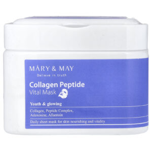 Mary & May Peptídeo de Colágeno Máscara de Beleza Vital 30 Máscaras 400 g (141 oz)