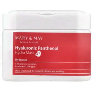 Mary & May Pantenol Hialurônico Máscara de Beleza Hydra 30 Folhas 400 g (141 oz)