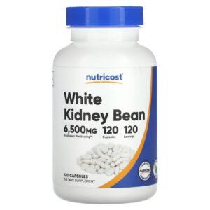 Nutricost Feijão Branco 6.500 mg 120 Cápsulas