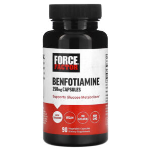 Force Factor Benfotiamina 250 mg 90 Cápsulas Vegetais