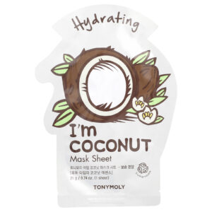 TonyMoly Im Coconut Máscara Hidratante de Beleza 1 Unidade 21 g (074 oz)