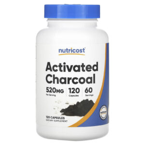Nutricost Carvão Ativado 120 Cápsulas (260 mg por Cápsula)