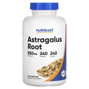 Nutricost Raiz de Astrágalo 550 mg 240 Cápsulas