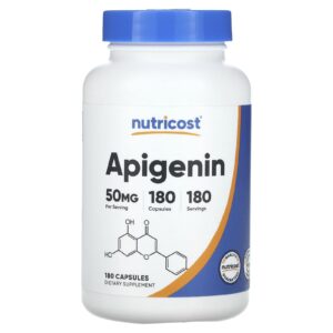 Nutricost Apigenina 50 mg 180 Cápsulas