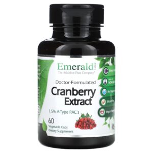 Emerald Laboratories Extrato de Cranberry 60 Cápsulas Vegetais