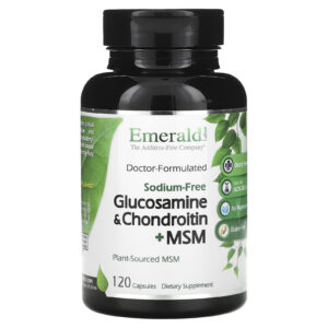 Emerald Laboratories Glicosamina e Condroitina + MSM 120 Cápsulas