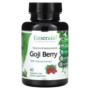 Emerald Laboratories Goji Berry 60 Cápsulas Vegetais (750 mg por Cápsula)
