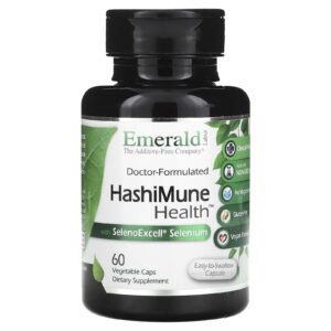 Emerald Laboratories HashiMune Health com Selênio SelenoExcell 60 Cápsulas Vegetais