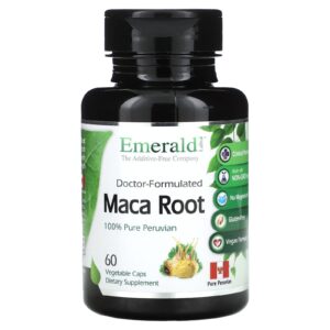 Emerald Laboratories Raiz de Maca-Peruana 60 Cápsulas Vegetais (500 mg por Cápsula)