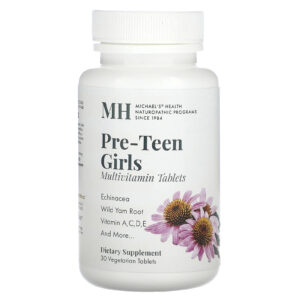 Michaels Health Multivitamínico para meninas pré-adolescentes 30 comprimidos vegetarianos