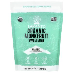 Lakanto Adoçante de Monkfruta Orgânico 454 g (16 oz)