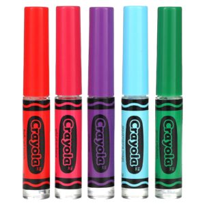 Lip Smacker Crayola Brilho Labial Líquido Embalagem Variada 5 Unidades 14 ml (045 fl oz)