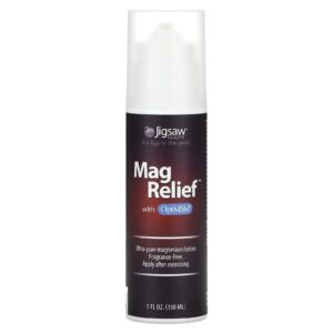 Jigsaw Health Mag Relief com OptiMSM Sem Perfume 150 ml (5 fl oz)