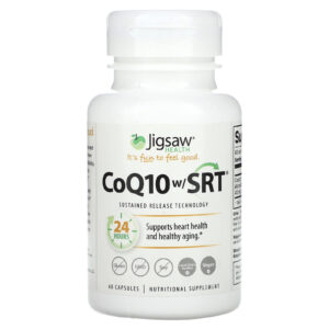 Jigsaw Health CoQ10 com SRT 60 Cápsulas (100 mg por Cápsula)
