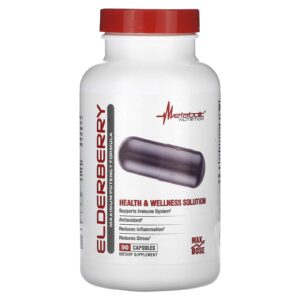 Metabolic Nutrition Sabugueiro Fórmula de Potência Máxima 90 Cápsulas