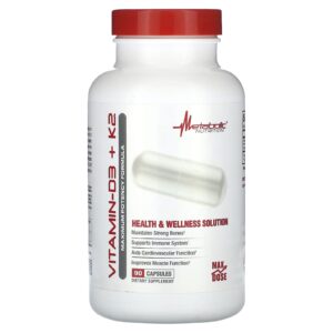 Metabolic Nutrition Vitamina D3 + K2 90 Cápsulas