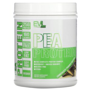 EVLution Nutrition Proteína de Ervilha Manteiga de Amendoim com Chocolate 454 g (1 lb)