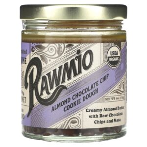 Rawmio Massa de Biscoito com Lascas de Chocolate de Amêndoa 170 g (6 oz)
