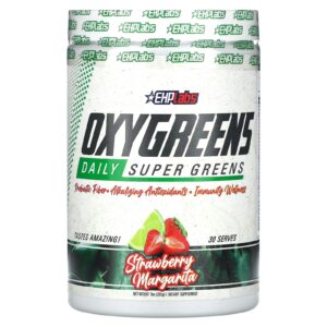 EHPlabs OxyGreens Daily Super Greens Margarita de Morango 255 g (9 oz)