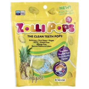 Zollipops The Clean Teeth Pops Abacaxi 31 oz