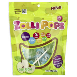 Zollipops The Clean Teeth Pops Maçã Verde 88 g (31 oz)