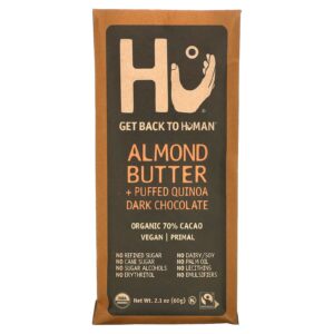 Hu Manteiga de Amêndoa + Chocolate Amargo de Quinoa Tufado 60 g (21 oz)