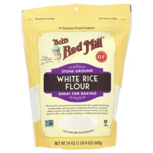 Bobs Red Mill Farinha de Arroz Branco 680 g (24 oz)