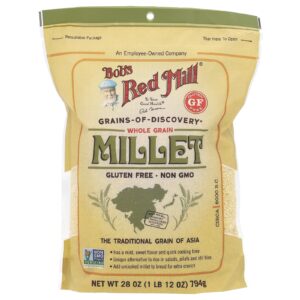 Bobs Red Mill Milhete Grão Integral Sem Glúten 794 g (28 oz)