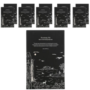 Pyunkang Yul Pacote de Máscara de Beleza Revitalizante de Chá Preto 10 Máscaras 25 ml (085 fl oz)