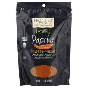 Frontier Co-op Páprica Orgânica Doce e Brilhante 203 g (716 oz)