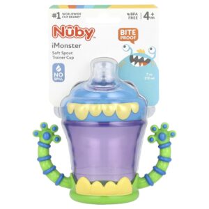 Nuby Copo iMonster Grip N Sip A partir de 4 Meses 210 ml (7 oz)