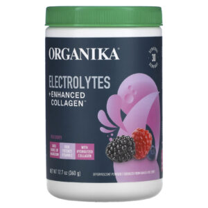 Organika Eletrólitos + Colágeno Aprimorado Fruto Silvestre 360 g (127 oz)