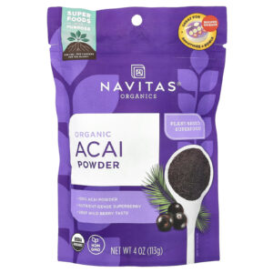Navitas Organics Açaí Orgânico em Pó 113 g (4 oz)