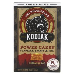 Kodiak Cakes Power Cakes® Mistura para Flapjack e Waffle Aveia com Canela 567 g (20 oz)