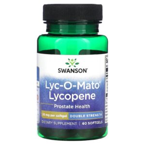 Swanson Licopeno Lyc-O-Mato 20 mg 60 Cápsulas Softgel
