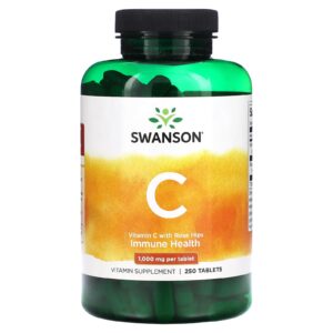 Swanson Vitamina C com Rosa-Mosqueta 1.000 mg 250 Comprimidos