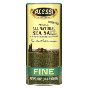 Alessi Sal Marinho Premium Totalmente Natural Fino 680 g (24 oz)