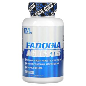 EVLution Nutrition Fadogia Agrestis 600 mg 30 Cápsulas Vegetais