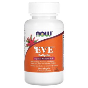 NOW Foods EVE Multivitamínico Superior Feminino 90 Cápsulas Softgel
